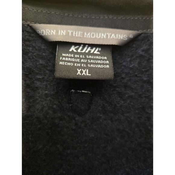 Kuhl Interceptr Vest Fleece Full Zip Outdoor Hiking Mens XXL Gray Gorpcore - Picture 5 of 10